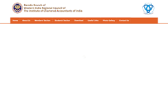 Desktop Screenshot of baroda-icai.org